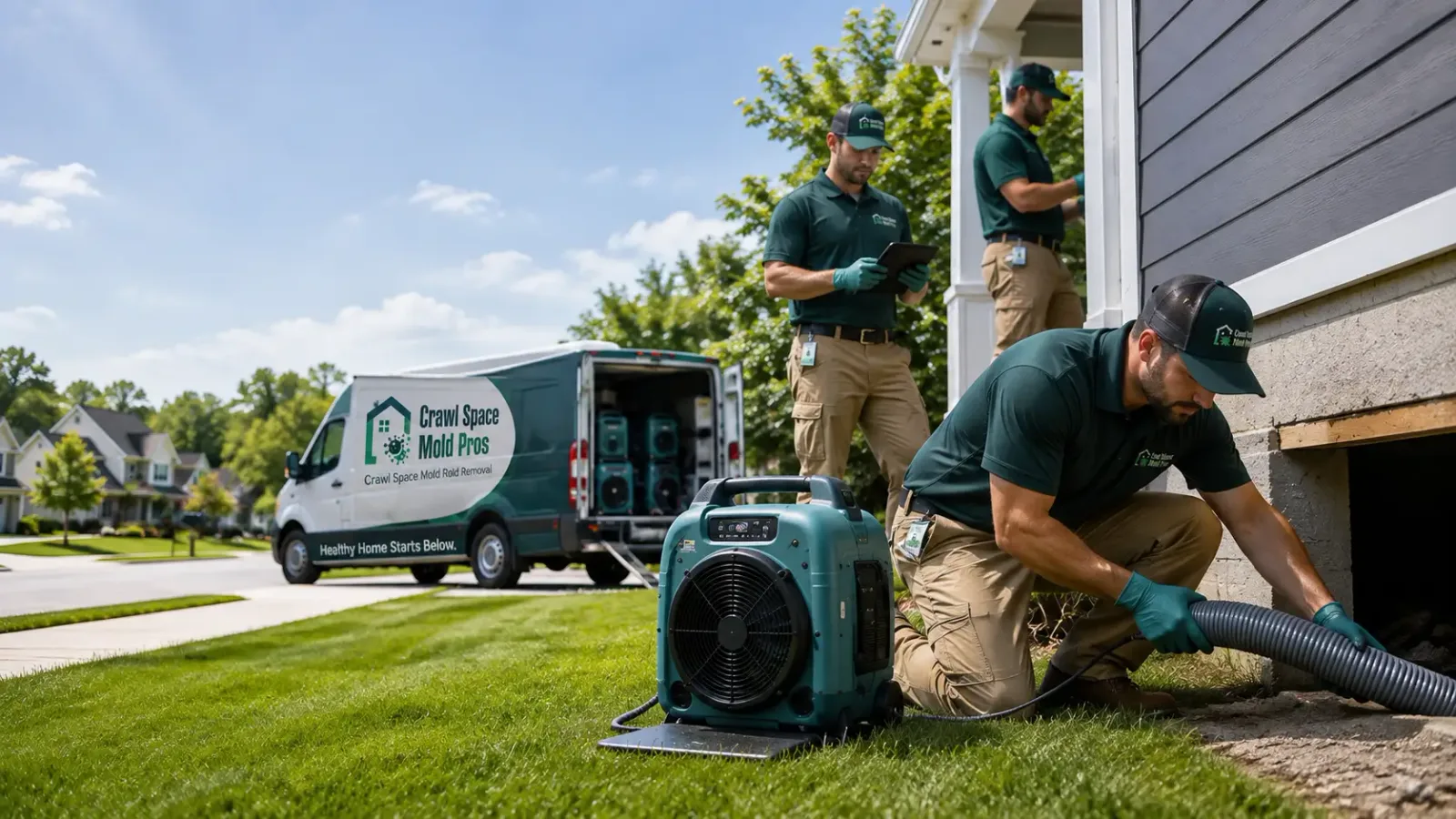 Crawl Space Mold Removal in Pittsfield, NH